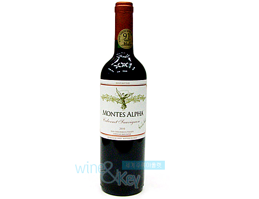 몬테스 알파 까베르네 쇼비뇽  ( Montes Alpha Cabernet Sauvignon )   750ml